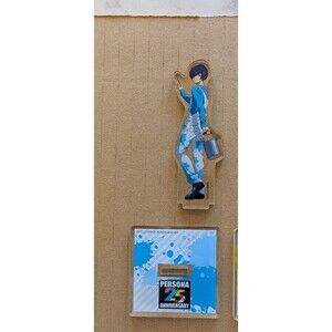 PERSONA 3 Hero Makoto Acrylic Stand 25th Anniversary Animate Prize Japan